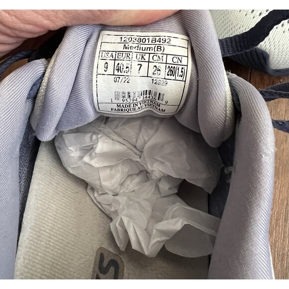 BROOKS Women's Ghost 15 Spa Blue Neo Pink Athletic Running Sneakers Shoes Sz 9B - Picture 10 of 13